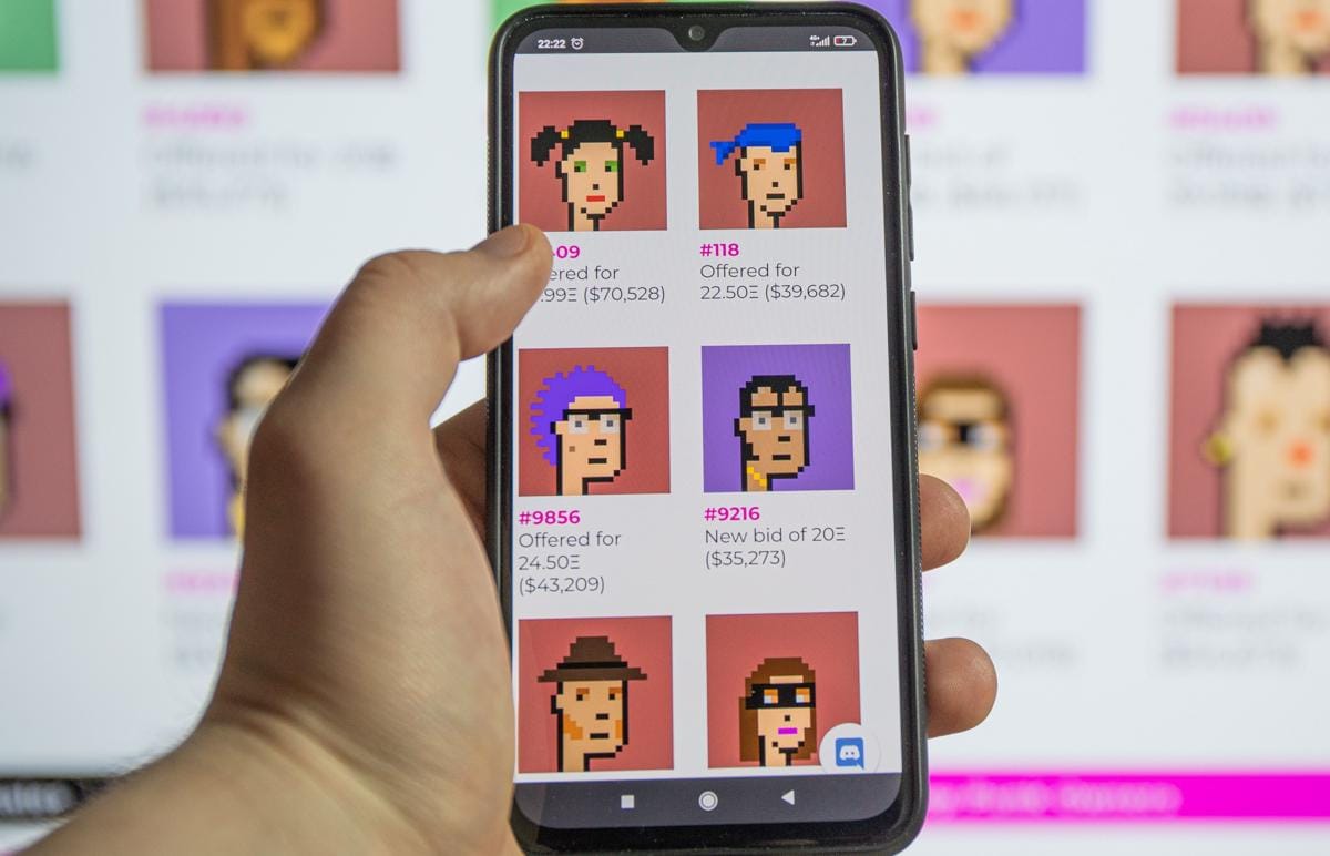 Karya NFT. (Shutterstock/Rokas Tenys)