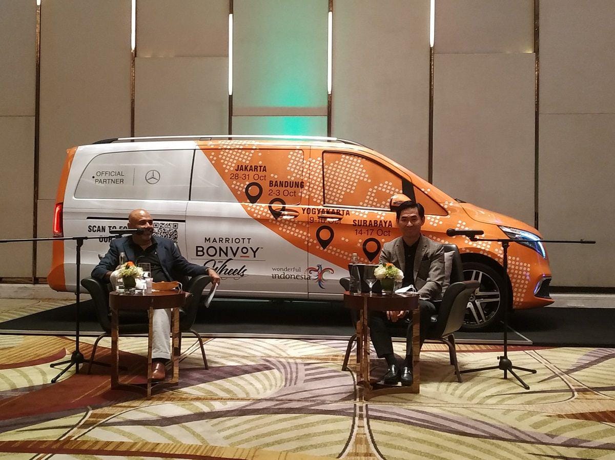 Peluncuran program Marriot Bonvoy on Wheels, di The Westin, (30/9). (FORTUNEIDN)