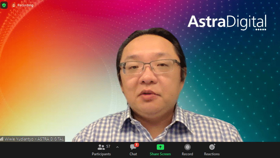 Direktur PT Astra Digital Internasional, Wiwie Yudiantyo, dalam acara dari workshop wartawan industri, Jumat (27/8). (FORTUNEIDN)