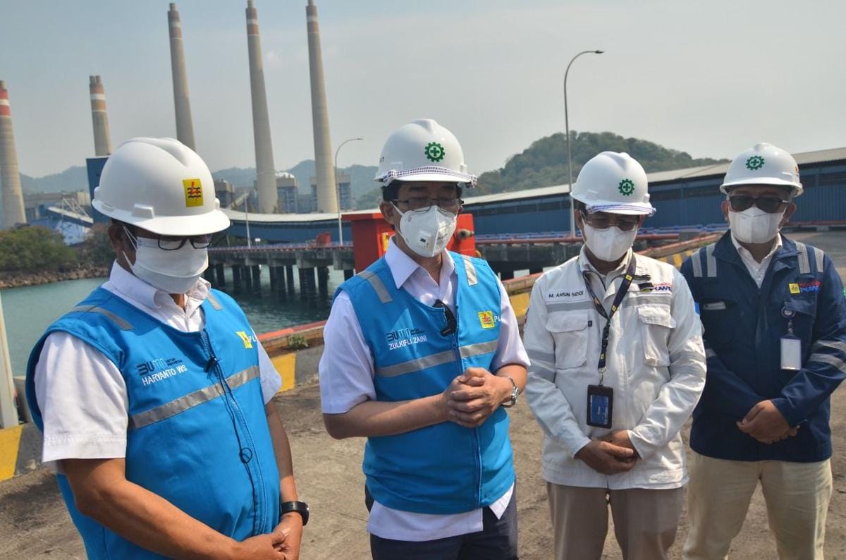 Dirut PLN memastikan keandalan pembangkit Suralaya aman memasok listrik seiring peningkatan aktivitas perekonomian. (Dok. PLN)