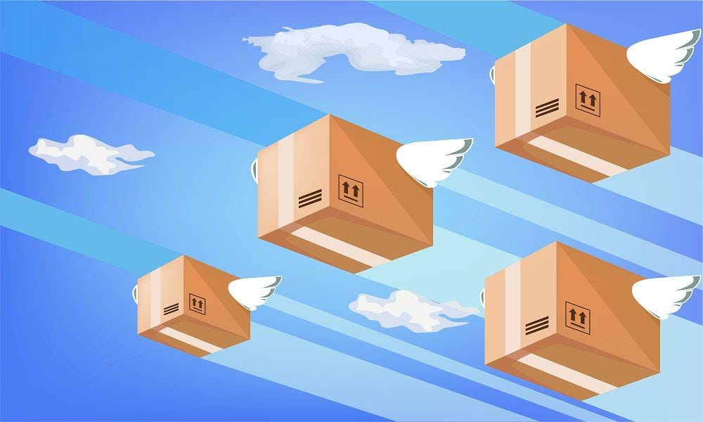 Fast delivery. (ShutterStock/Nicole Rerk)