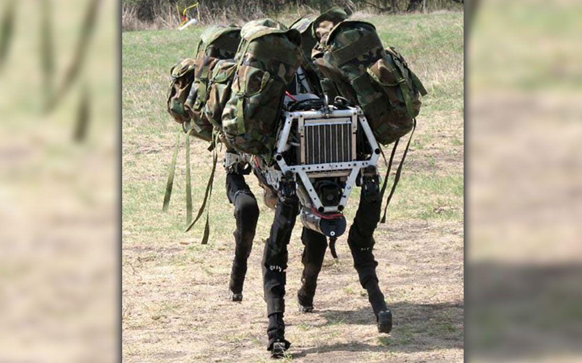 Salah satu varian Quadruped Robot Militer. (Wikimedia)