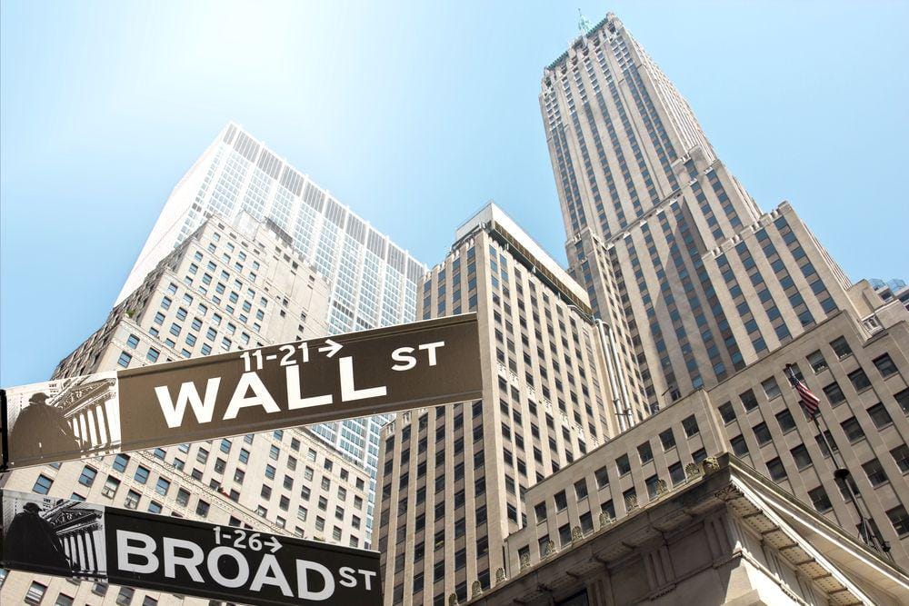 Wall Street. (ShutterStock/mezzotint)