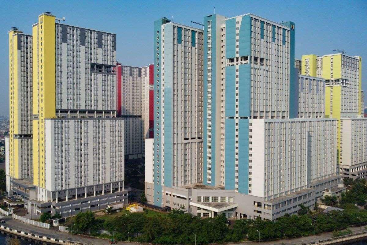 Wisma atlet Kemayoran yang digunakan sebagai rumah sakit Covid-19. (ShutterStock/ade.irwn21)